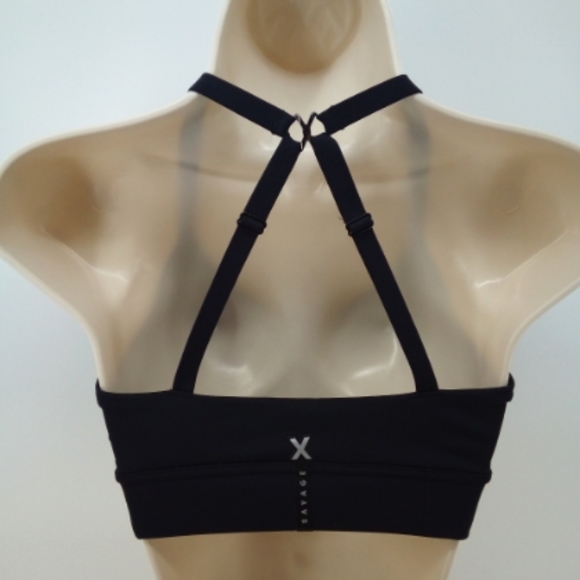 $50 Savage X Fenty Band It Low-Impact Sports Bra Black S - Picture 5 of 9